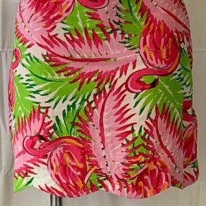Flamingo Skirt Tropical Whimsical